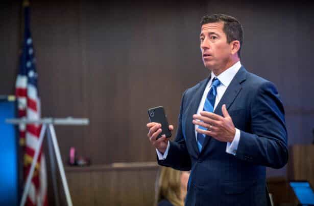 Attorney Ed Welborn in Court